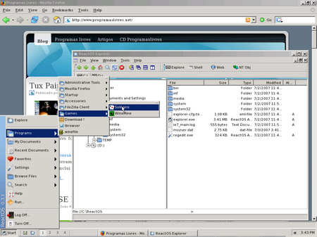 ReactOS plreactos-small ReactOS